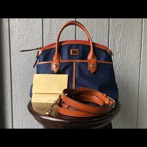 Dooney Large Camden Wayfarer Nylon Satchel